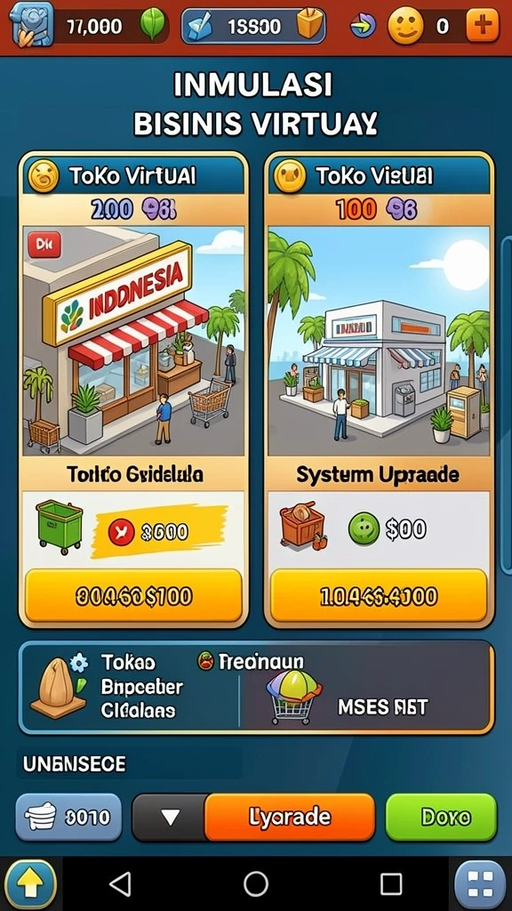 77lucks - Screenshot saat pemain berkompetisi dalam game.