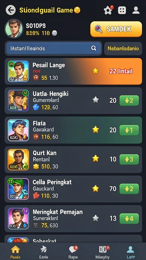 k3k3 - Menampilkan pemandangan indah dari level terbaru.
