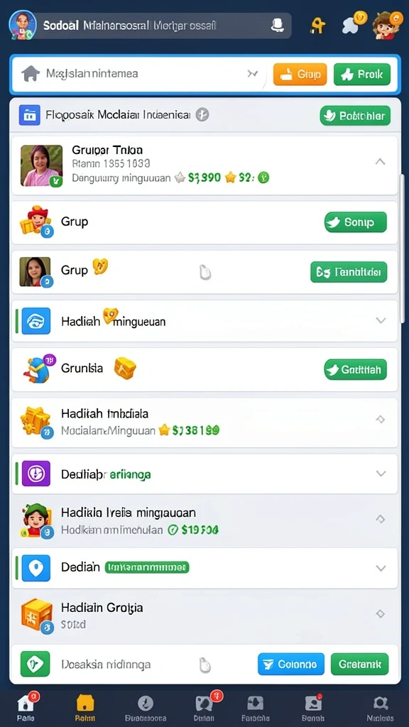 rawontoto - Interaksi sosial yang memperkaya pengalaman bermain.