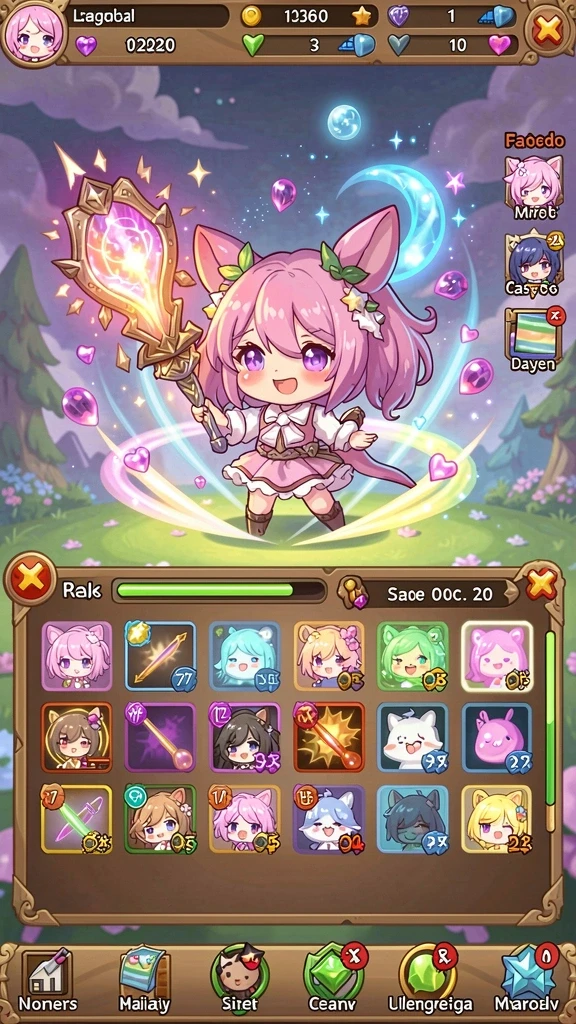 s80 - Screenshot dari karakter unik dalam S80.